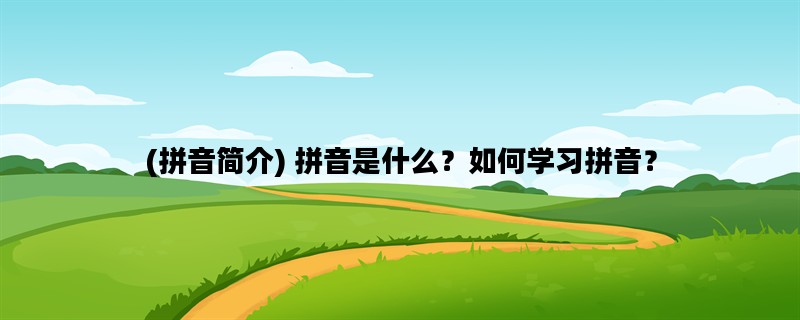 (拼音简介) 拼音是什么？