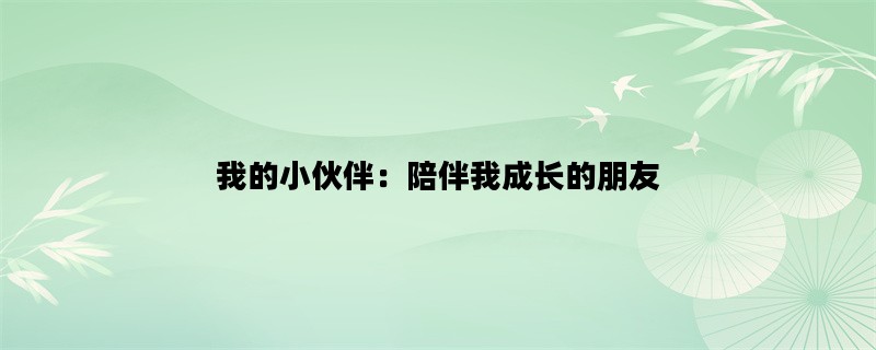 我的小伙伴：陪伴我成长的朋友