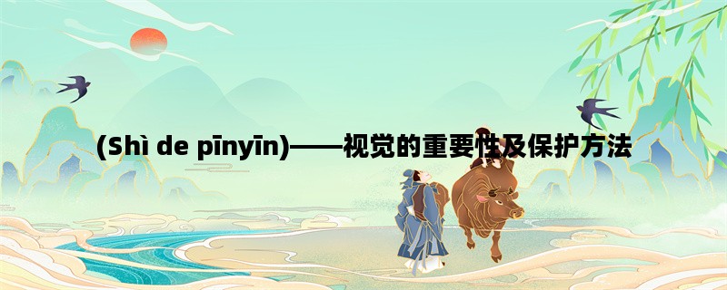 (Shì de pīnyīn)——视觉的重要性及保护方法