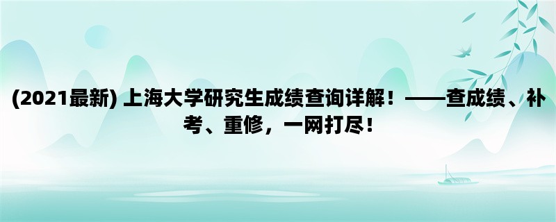 (2021最新) 上海大学研究