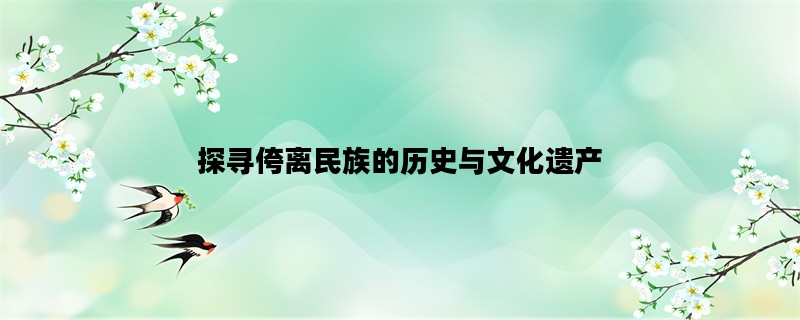 探寻侉离民族的历史与文化遗产