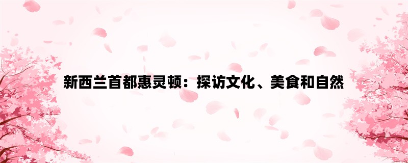 新西兰首都惠灵顿：探访